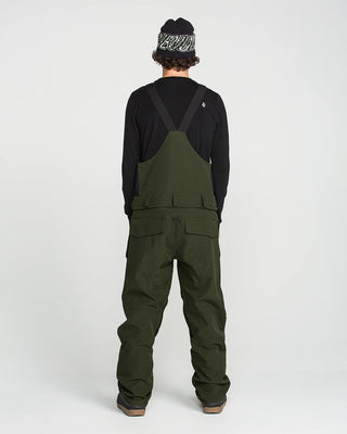 Volcom Roan Bib Overall Dark Green