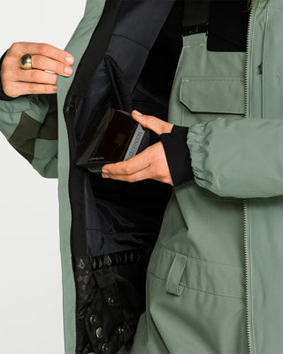 Volcom Shelter 3D Stretch Jacket Light Green