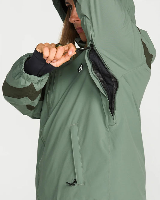 Volcom Shelter 3D Stretch Jacket Light Green