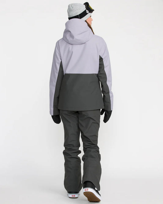 Volcom Damen Bolt Ins Snowboard Jacke Lavender Aura