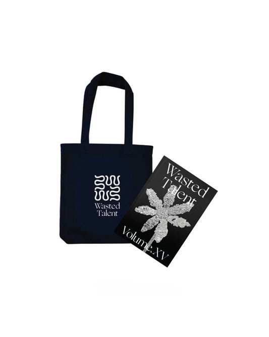 Wasted Talent Magazine Vol XV & Tote Bag Black