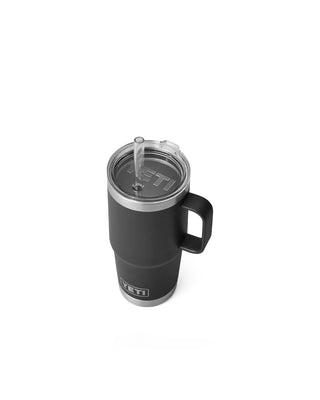 Yeti Rambler 25 Oz Straw Mug Black [739ml] detail 2