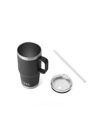 Yeti Rambler 25 Oz Straw Mug Black [739ml] detail