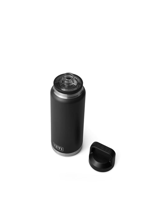 Yeti Rambler 36 Oz Bottle Chug Black [1L]