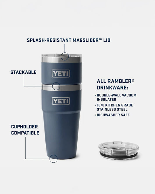 Yeti Rambler Stackable 20oz Stainless Steel Tumbler [591ml]
