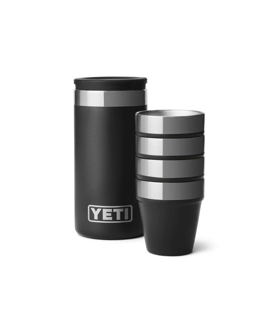 Yeti Shot Glasses & Case Black