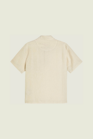 OAS Beige Girona Linen Shirt
