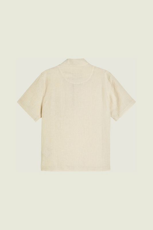 OAS Beige Girona Linen Shirt