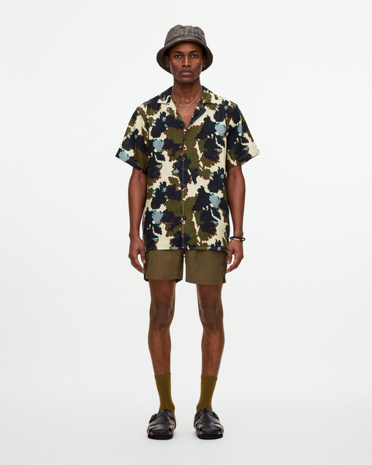 OAS Foliago Cuba Linen Shirt