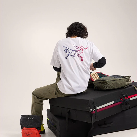 Arc'teryx Kragg Cotton Logo Shirt SS Men's White Light / Soul