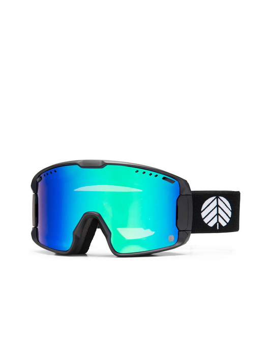 Behind The Pines Helios Matte Black White / Aurora Green