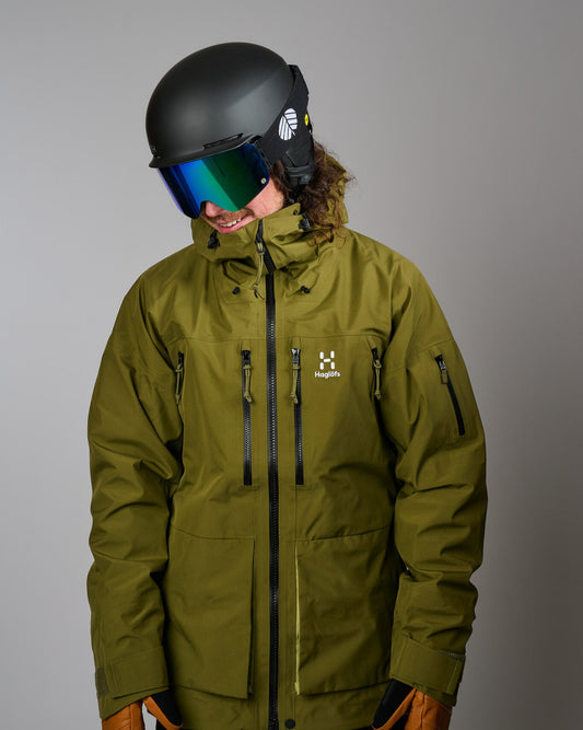 Behind The Pines Nimbus Matte Black White / Aurora Green