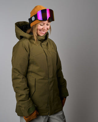 Behind The Pines Nimbus Matte Black White / Vesuvius Red