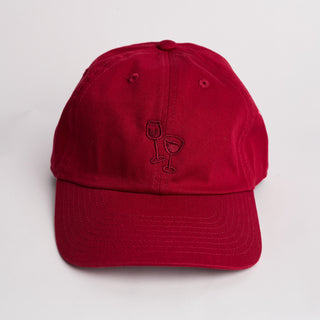 Behind The Pines x Fish Club Sommelier Dad Hat Cardinal