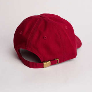 Behind The Pines x Fish Club Sommelier Dad Hat Cardinal