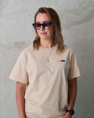 Behind The Pines x B.R.A.S.C.O Do Nothing Fish Club Tee Creme