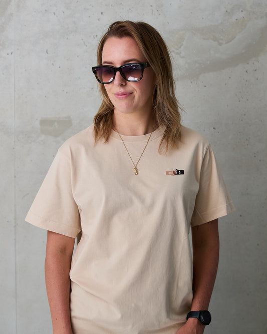 Behind The Pines x B.R.A.S.C.O Do Nothing Fish Club Tee Creme