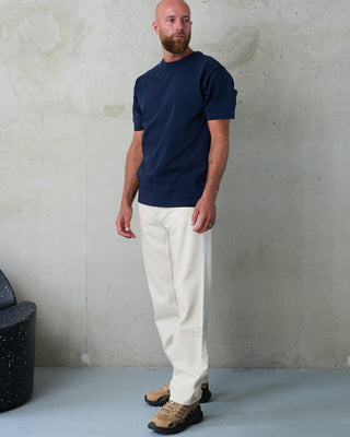 Behind The Pines Organic Heavy Tee Azul Marinho