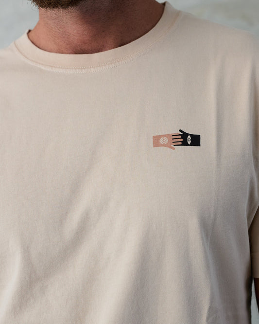 Behind The Pines x B.R.A.S.C.O Do Nothing Fish Club Tee Creme