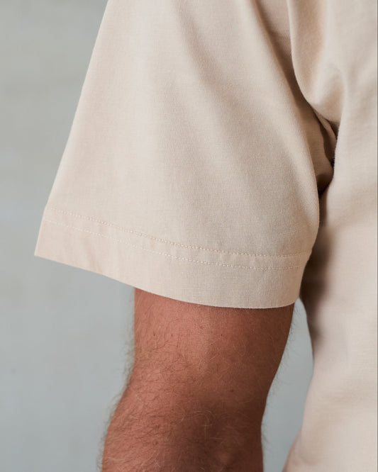 Behind The Pines x B.R.A.S.C.O Do Nothing Fish Club Tee Creme