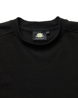 Behind The Pines Delta Tee Black Noir detail 1