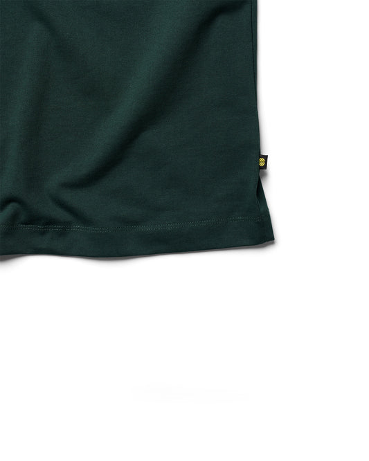 Behind The Pines x Freek Hakvoort Heavyweight Tee Satisfied Face Green