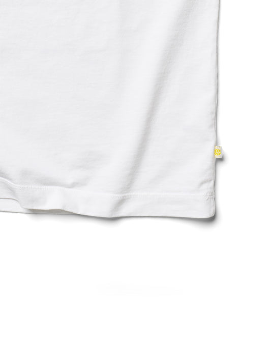Behind The Pines x Freek Hakvoort Heavyweight Tee Satisfied Face White