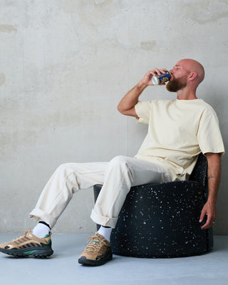 Behind The Pines Organic Heavy Tee Creme De La Creme