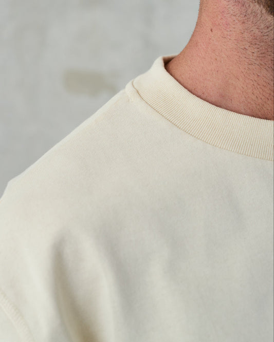 Behind The Pines Organic Heavy Tee Creme De La Creme