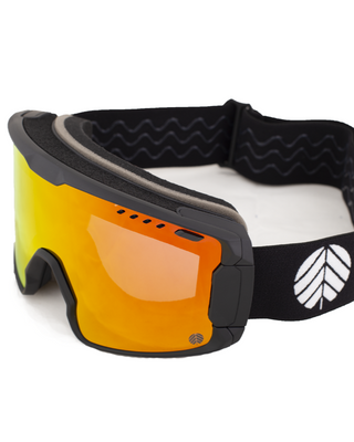 Behind The Pines Helios Matte Black White / Vesuvius Red