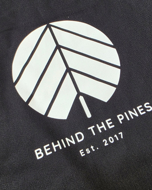 Behind The Pines Organic Tote Bag Black