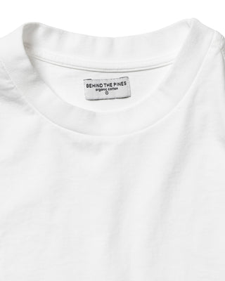 Behind The Pines Organic Heavy Tee Bianco