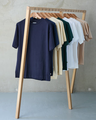 Behind The Pines Organic Heavy Tee Bianco