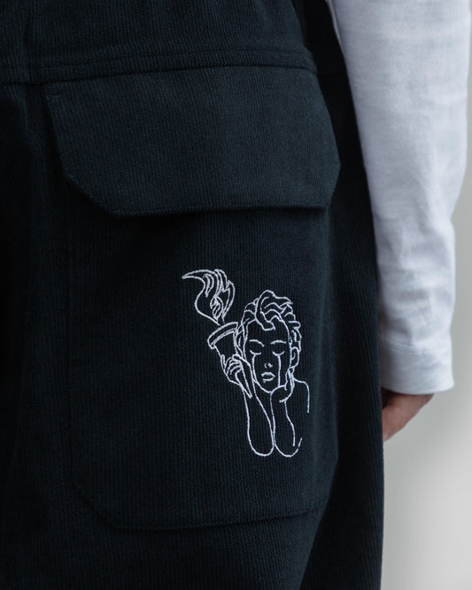 Beyond Medals Park Pants Cord Black