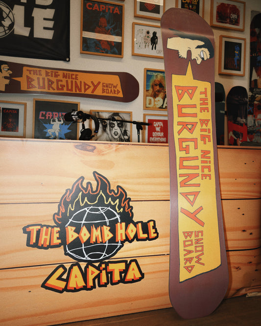 Capita The Big Nice Burgundy Snowboard