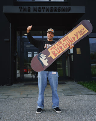 Capita The Big Nice Burgundy Snowboard