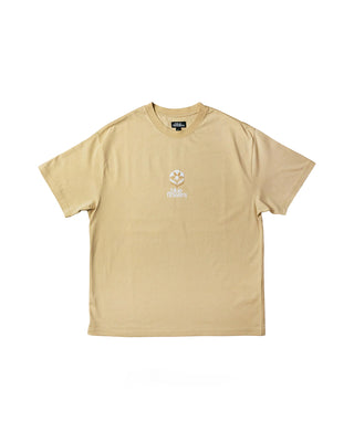 Blue Flowers Flower T-Shirt Antique White