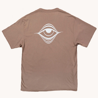Blue Flowers Optic T-Shirt Camel