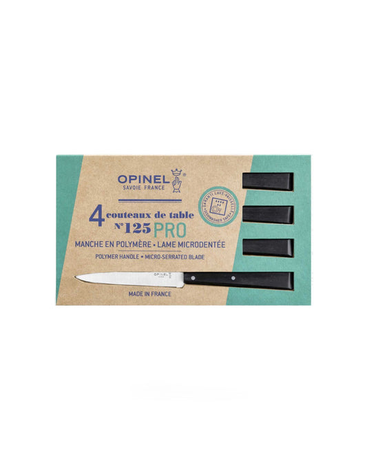 Opinel Box of 4 Steak Knives N°125 Pro