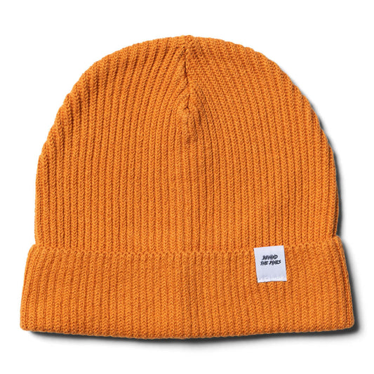Behind The Pines Fisherman Beanie Burnt Orange