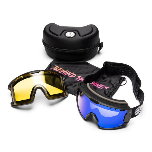 Behind The Pines Helios Matte Black White / Aurora Green