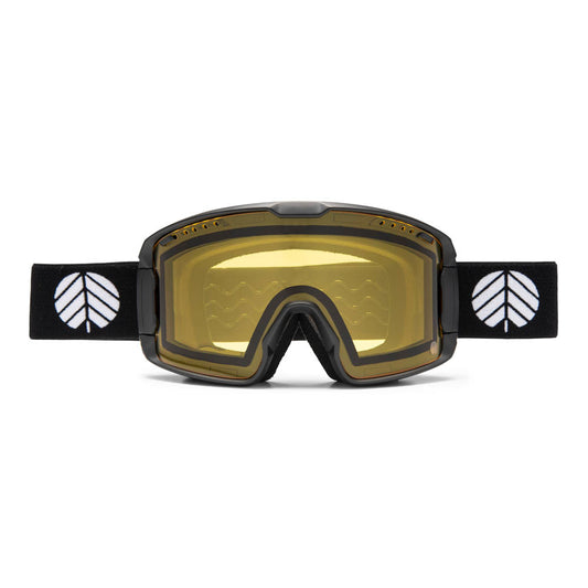 Behind The Pines Helios Matte Black White / Aurora Green