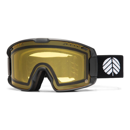 Behind The Pines Helios Matte Black White / Aurora Green