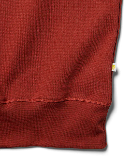 Behind The Pines Organic Heavy Crewneck Brick