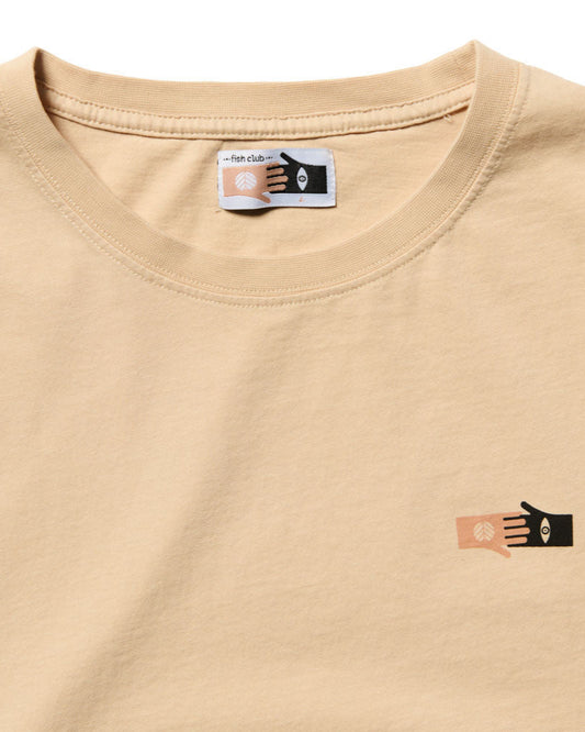 Behind The Pines x B.R.A.S.C.O Do Nothing Fish Club Tee Creme
