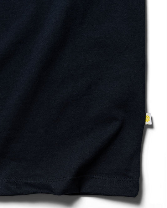 Behind The Pines x La Dilettante Embroided Tee Navy