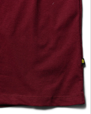 Behind The Pines x La Dilettante Backprint Tee Burgundy