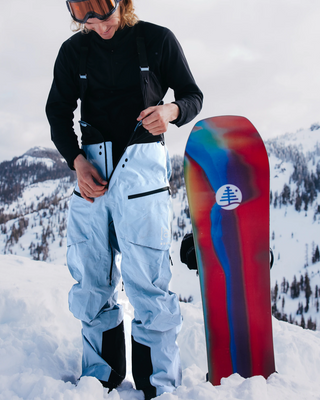 Burton Men's Burton AK Tusk GORE-TEX PRO 3L Bib Pants Dusty Blue