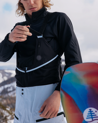 Burton Men's Burton AK Tusk GORE-TEX PRO 3L Bib Pants Dusty Blue