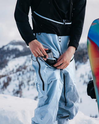 Burton Men's Burton AK Tusk GORE-TEX PRO 3L Bib Pants Dusty Blue